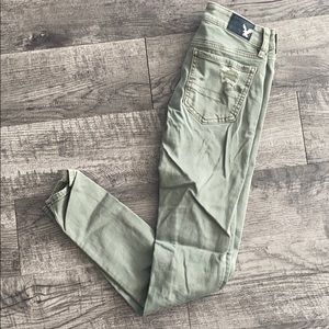 American Eagle Green Jeans